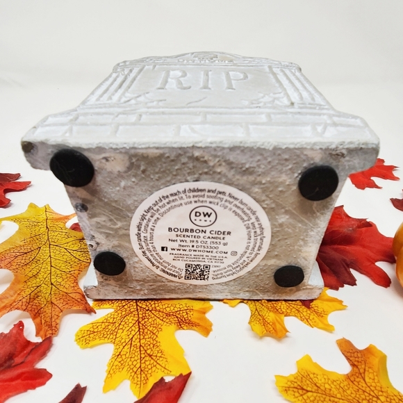 RARE DW Home Bourbon Cider Gravestone Halloween Candle - Picture 4 of 5